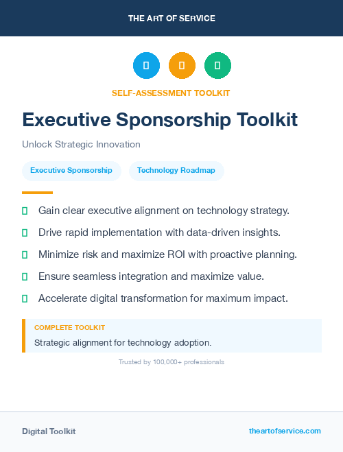 Executive Sponsorship Toolkit