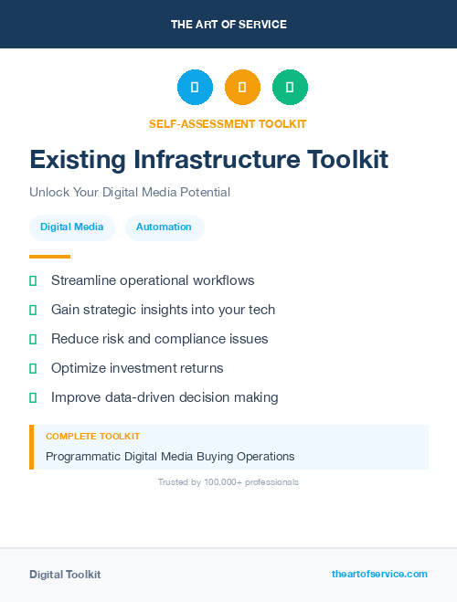 Existing Infrastructure Toolkit