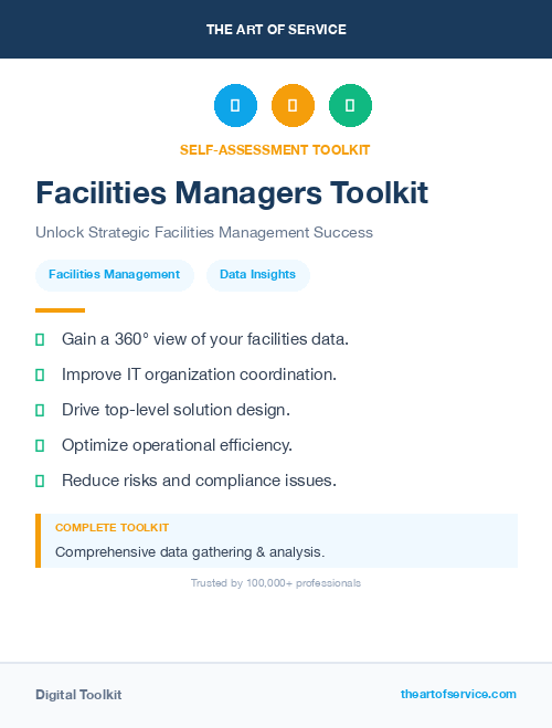 Facilities Managers Toolkit