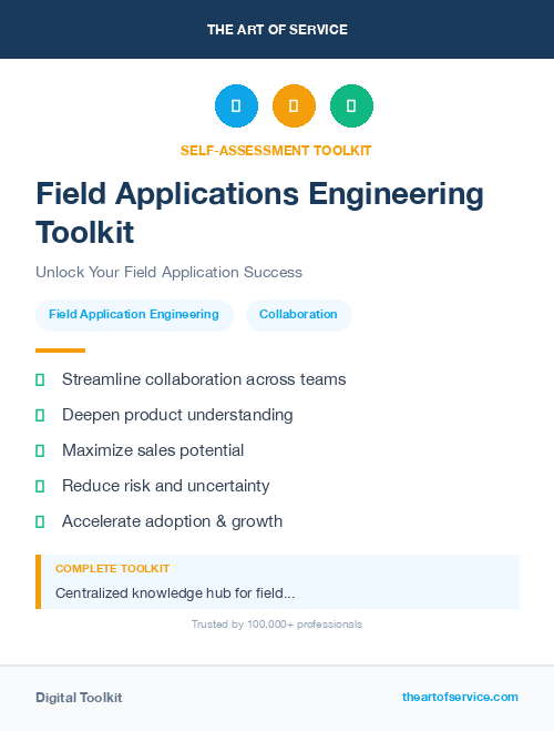 Field Applications Engineering Toolkit
