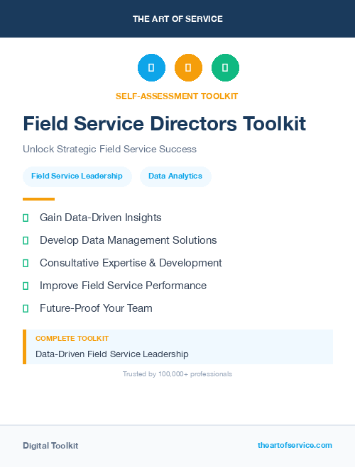 Field Service Directors Toolkit