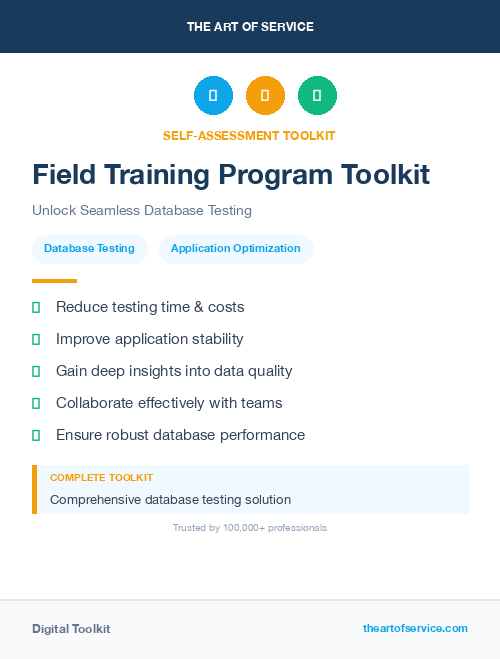 Field Training Program Toolkit