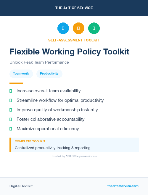 Flexible Working Policy Toolkit