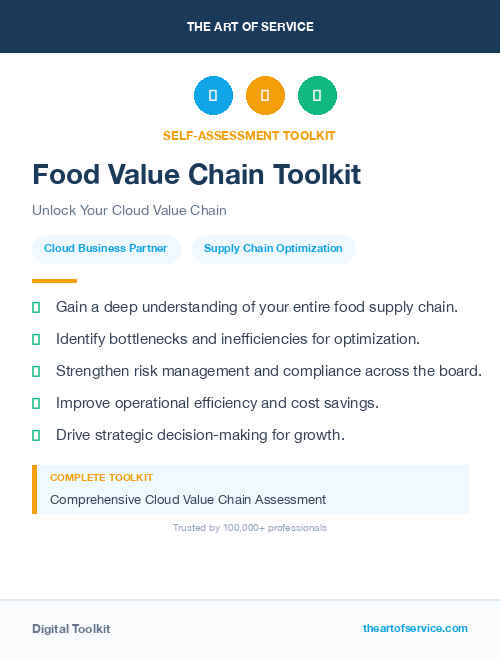 Food Value Chain Toolkit
