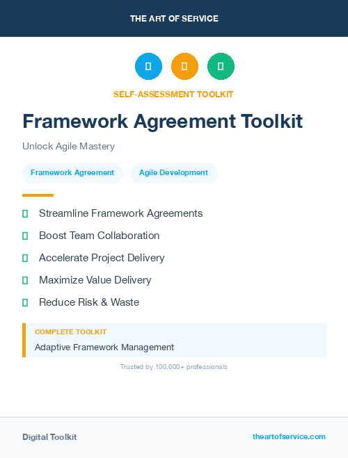 Framework Agreement Toolkit