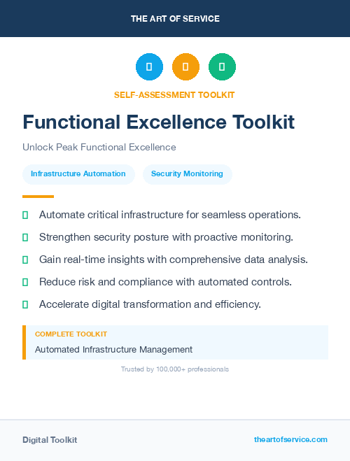 Functional Excellence Toolkit
