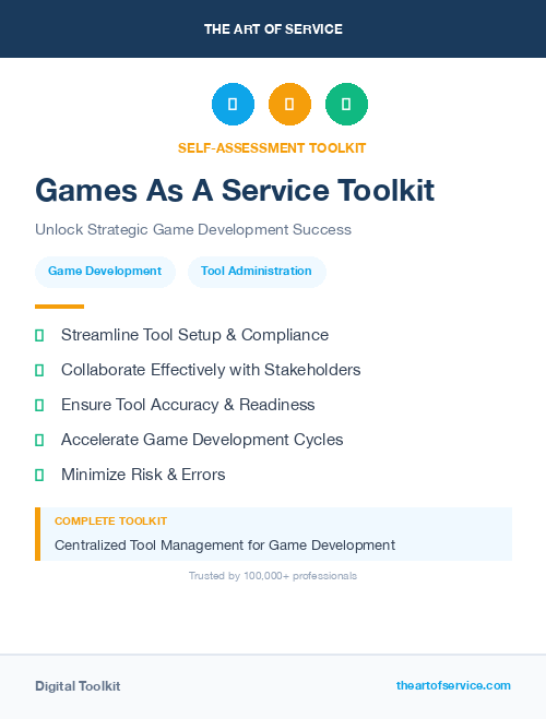Games As A Service Toolkit