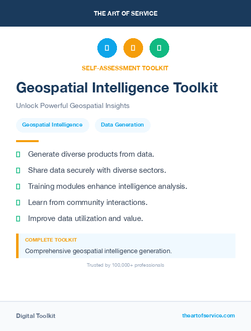 Geospatial Intelligence Toolkit