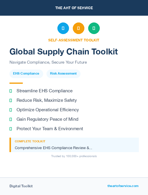 Global Supply Chain Toolkit