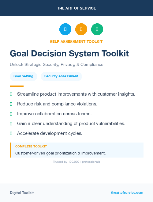 Goal Decision System Toolkit