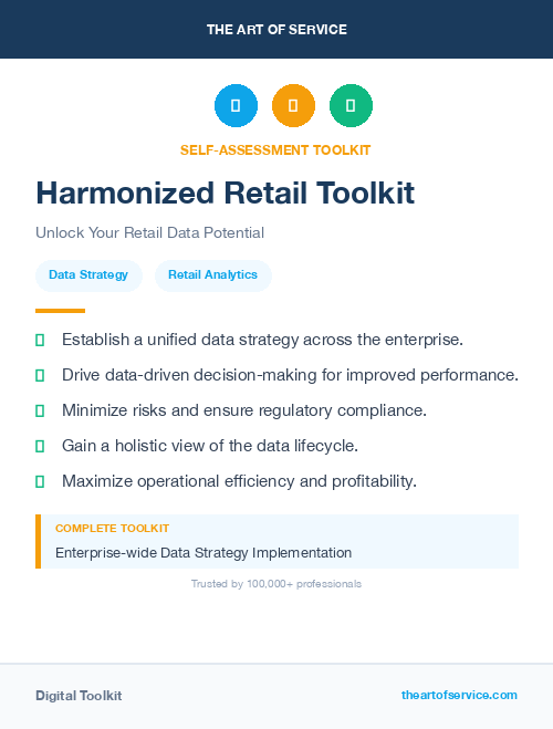 Harmonized Retail Toolkit