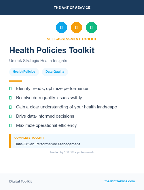Health Policies Toolkit