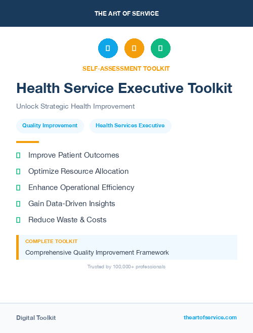Health Service Executive Toolkit
