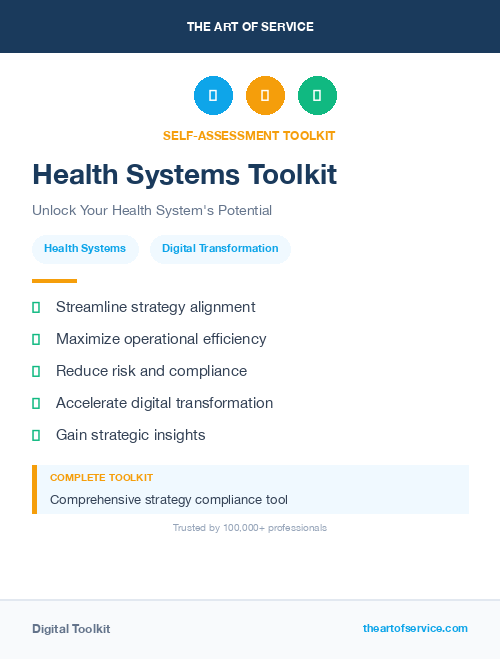 Health Systems Toolkit
