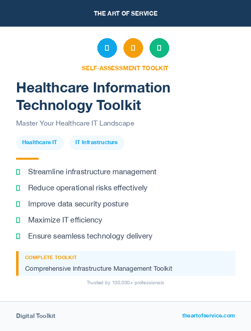 Healthcare Information Technology Toolkit