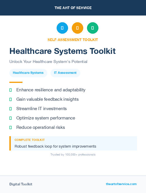 Healthcare Systems Toolkit