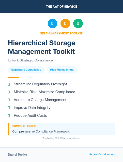 Hierarchical Storage Management Toolkit