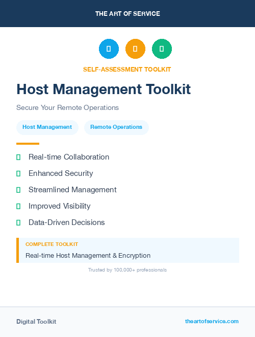 Host Management Toolkit
