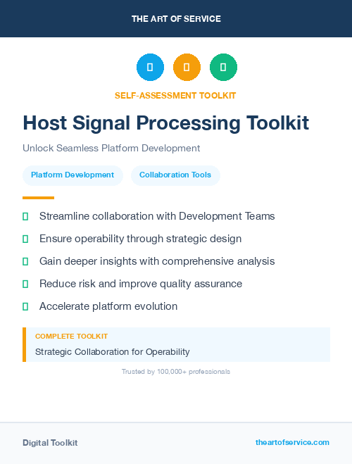 Host Signal Processing Toolkit