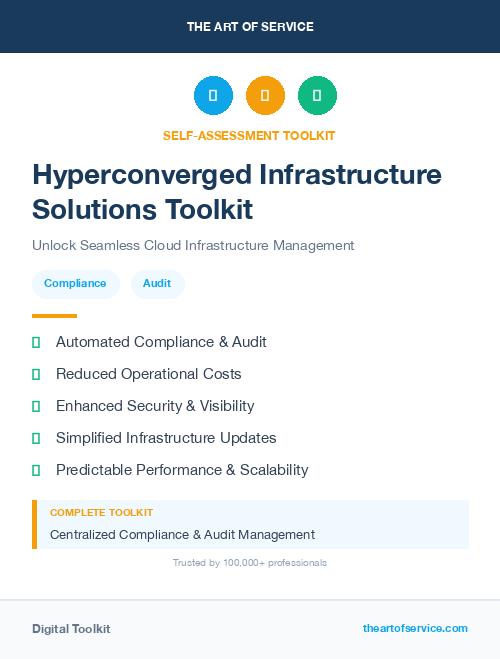 Hyperconverged Infrastructure Solutions Toolkit