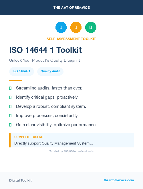 ISO 14644 1 Toolkit