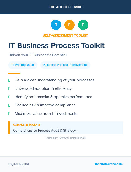 IT Business Process Toolkit