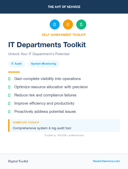 IT Departments Toolkit
