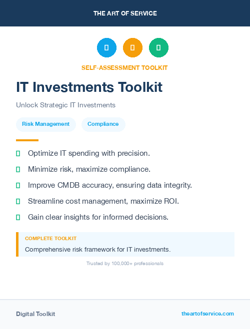 IT Investments Toolkit