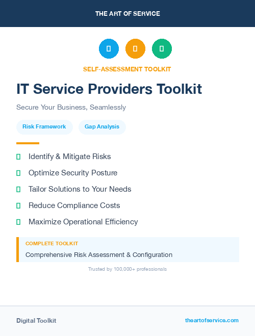 IT Service Providers Toolkit