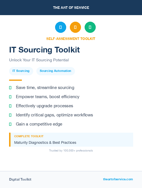 IT Sourcing Toolkit