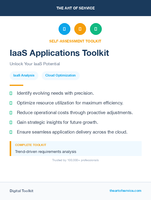 IaaS Applications Toolkit