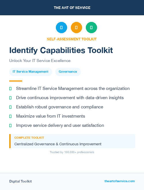 Identify Capabilities Toolkit