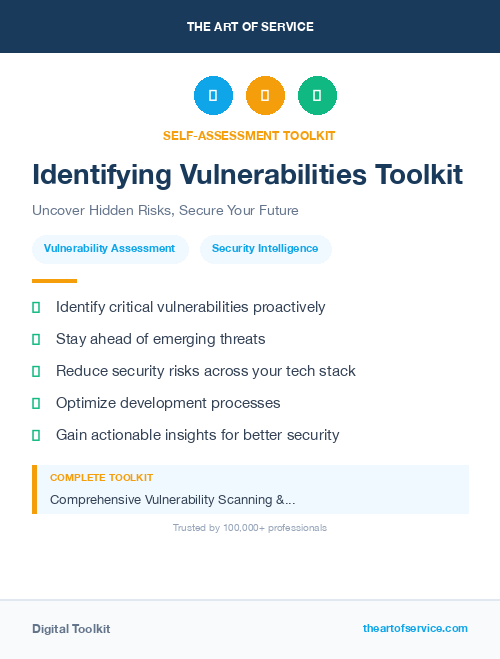Identifying Vulnerabilities Toolkit