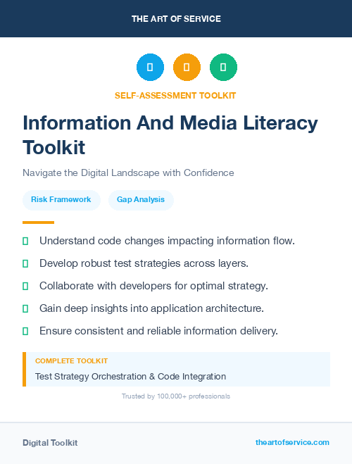 Information And Media Literacy Toolkit