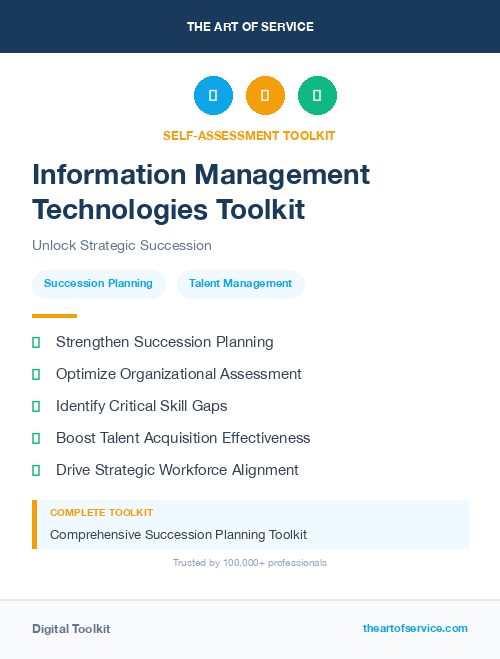 Information Management Technologies Toolkit