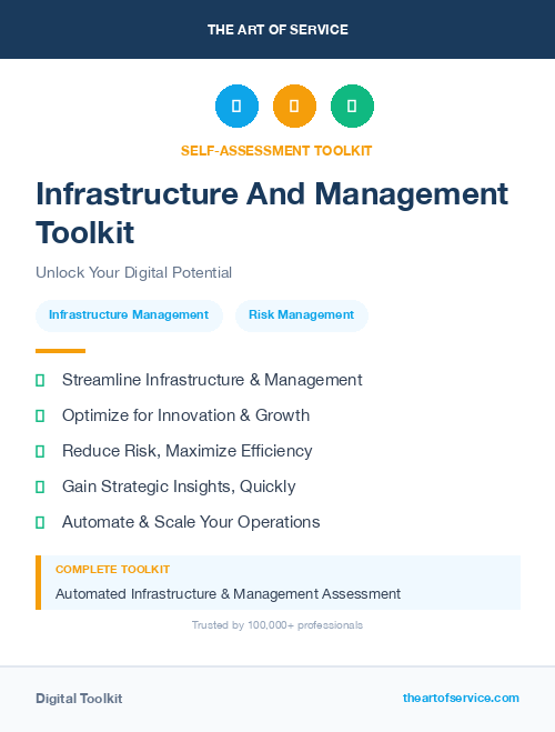 Infrastructure And Management Toolkit