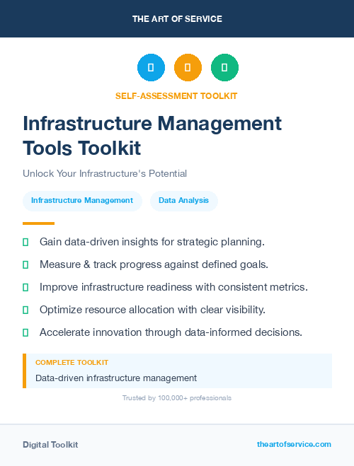 Infrastructure Management Tools Toolkit