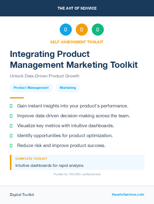 Integrating Product Management Marketing Toolkit