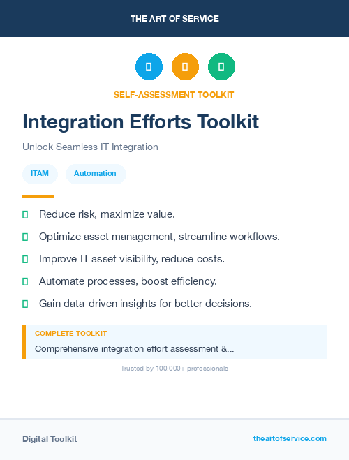 Integration Efforts Toolkit