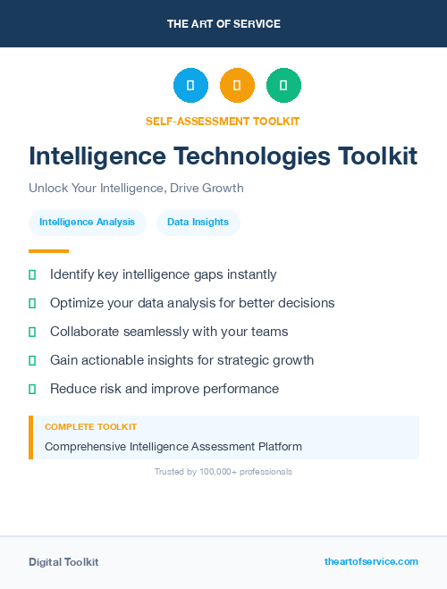 Intelligence Technologies Toolkit