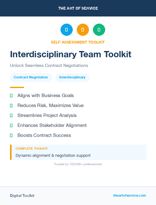 Interdisciplinary Team Toolkit