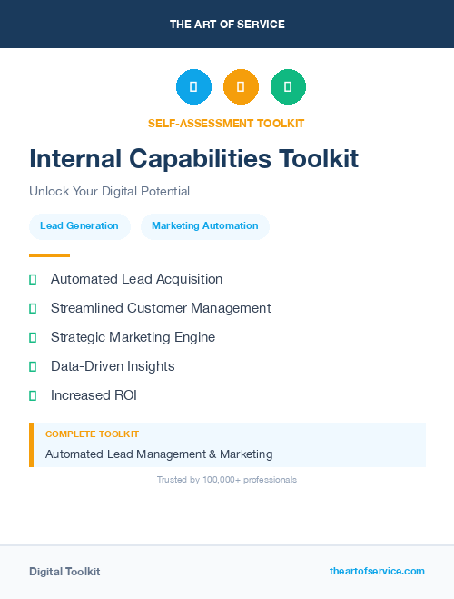 Internal Capabilities Toolkit