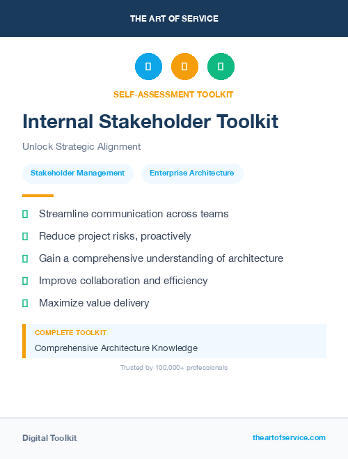 Internal Stakeholder Toolkit