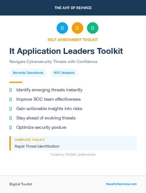 It Application Leaders Toolkit