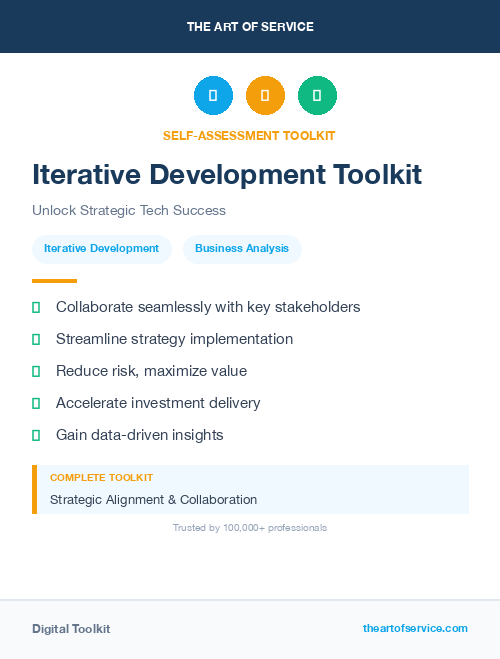 Iterative Development Toolkit