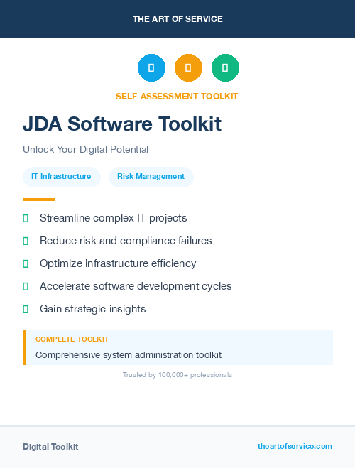 JDA Software Toolkit