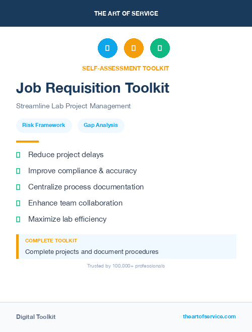 Job Requisition Toolkit