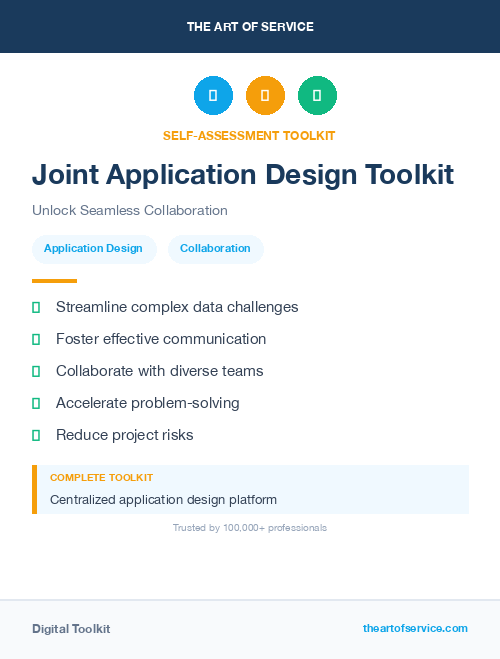 Joint Application Design Toolkit