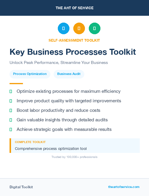 Key Business Processes Toolkit