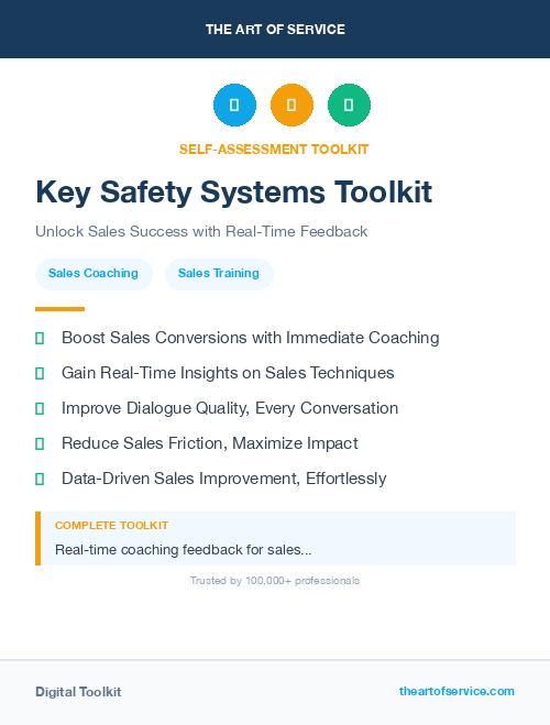 Key Safety Systems Toolkit